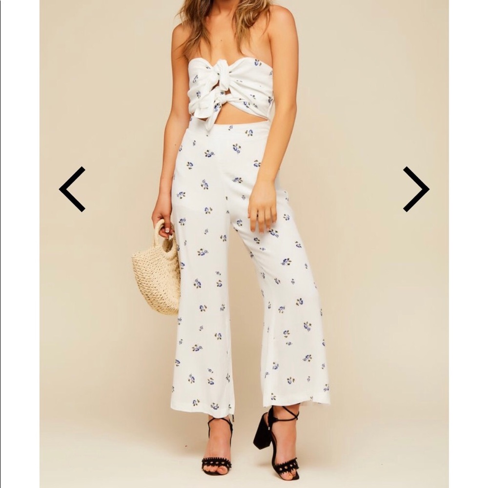 12th Tribe Sunday Brunch Floral Jumpsuit